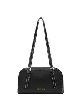 Women's Faux Leather Shoulder Bag Small Tote Crossbody with Adjustable Strap